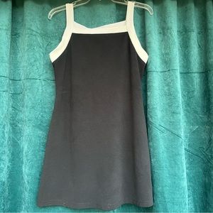 ||SOLD|| Vintage 90s Y2K All That Jazz Bodycon Spaghetti Strap Tank Dress Medium